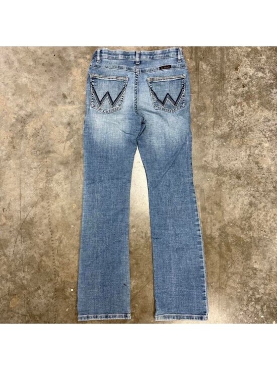 The Unbranded Brand Denim - Y2K Women's Wrangler Willow Light Wash Bootcut Riding Jean 30x32